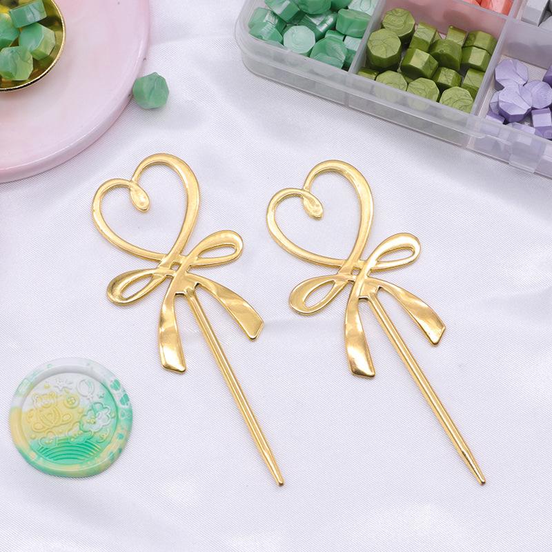 Łyżka do wosku farba metalowa Retro pieczęć dokonywanie narzędzie pomocnicze łyżka DIY zaproszenie konto ręczne farba ognista mieszadło topienie SB021