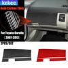 Carbon Fiber Car Accessories Co-pilot Dashboard Modified Interior Trim Cover Soft Sticker For Toyota Corolla 2007 2008 2009—2013
