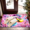 Custom Name Good Night Yellow Bird Rug Game Carpet, Floor Mat for Bedroom Living Room Entryway Rug, Home Decor Idea Gift for Christmas birthday