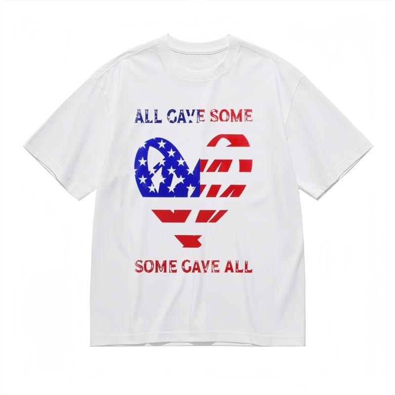 

Women s Fashion Trend Comfy Classic T-Shirt All Gave Some Slogan Graphic Tee 2XL