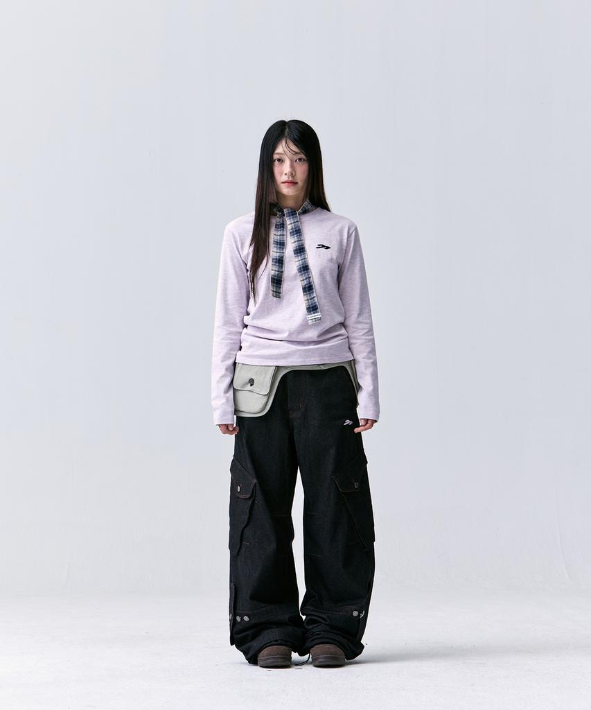 TANSANMAGNESIUM Pony Applique Long Sleeve (Light Pink)