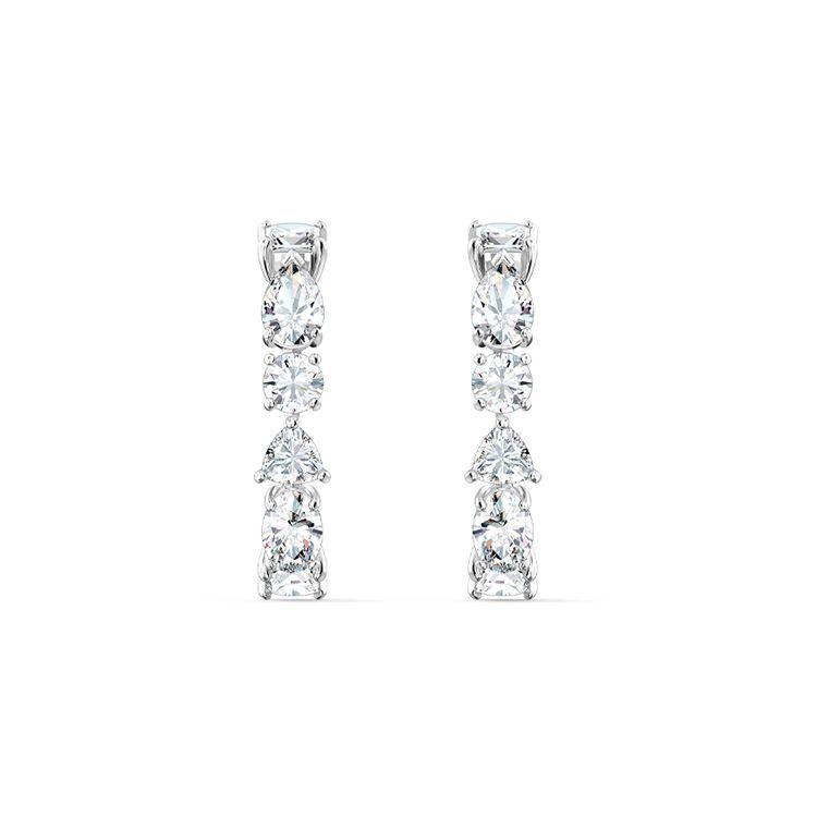 

Swarovski Tennis Deluxe Mixed Pierced Earrings Women earrings White 5563322 Box (Random Color)