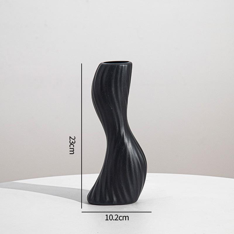 Creative Flower Vase Nordic Art Vases Desktop Decorative Vases Flower Arrangement Vases Imitation Ceramic Home Decor