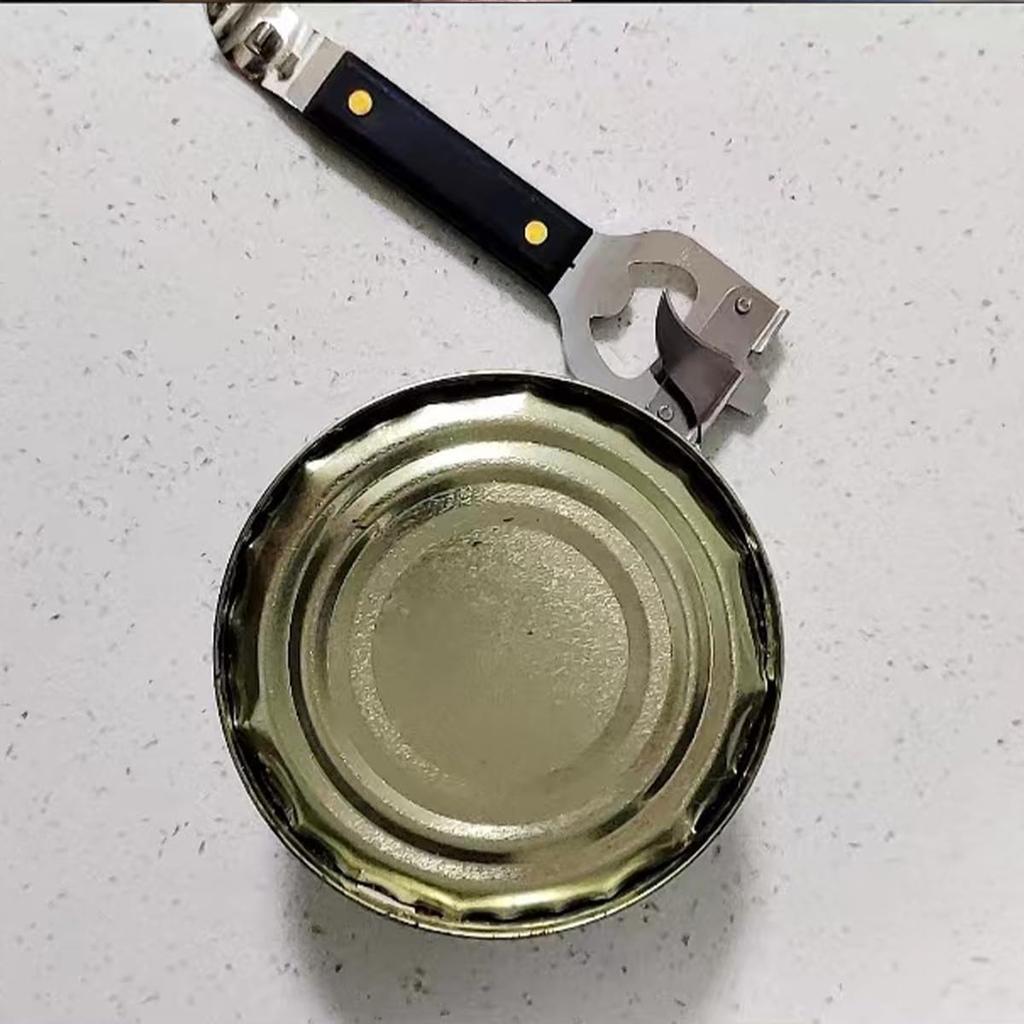 Bottle Opener - Manual Can Opener - Versatile 4-In-1 Can Opener for Kitchen Restaurants and Camping Trips (2)