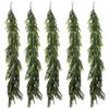 Artificial Soft Rubber Simulation Green Plant, Vine and Vine Home Christmas Door Hanging Pine Needle Decorative Pendant