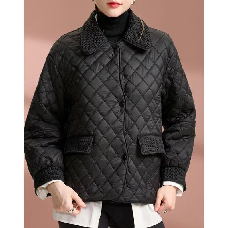 Si Shui Nian Hua Women's Elegant Long-Sleeve Padded Coat