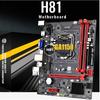 H81 Motherboard with M.2 NVME SSD, LGA 1150, Ddr3, Sata 3.0/usb 3.0/VGA/hdmi Connector