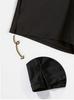 2025 Women's Swimwear: Versatile Solid Color Boxer Swim Trunks for Casual Sports