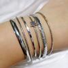 6 Pack Versatile Star Bracelet Collection Unique Style Wirst Jewelry Alloy Material Suitable for Fashion Your Outfits