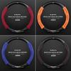 For Subaru Outback Brz Wrx Xv Ascent Forester Impreza Legacy Car Suede Carbon Fiber Leather Steering Wheel Cover Accessories WW222
