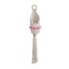 Cotton Weave Wall Pocket Wall Hanging Basket, Apartment Decorative Basket for Flower Display Plant and Home Organization