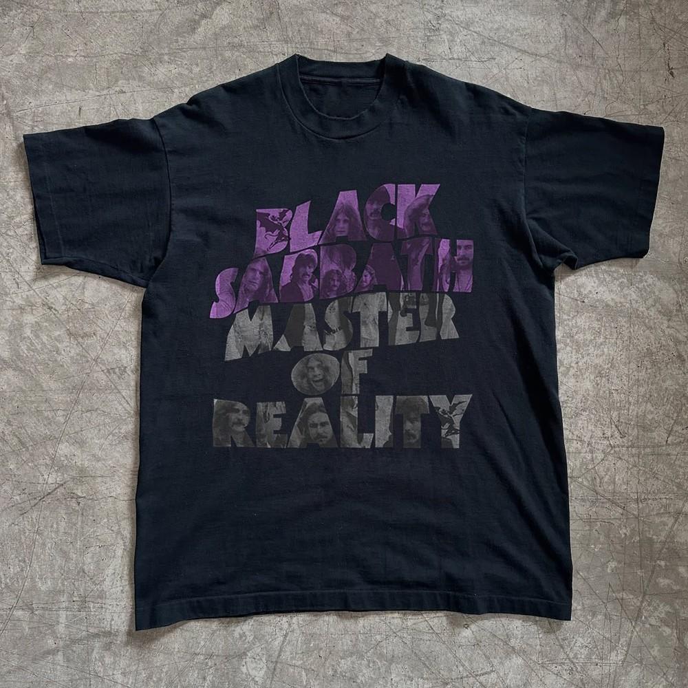 Редкая черная футболка Black Sabbath Master Of Reality, унисекс, размеры S-5XL S