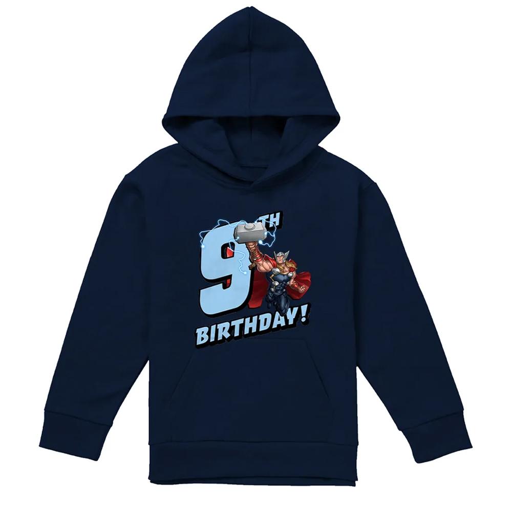 Marvel Childrens/Kids Thor 9th Birthday Hoodie