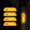 Car Door Sticker Safety Warning Reflective Mark For Asx Lancer Outlander Pajero Ralliart