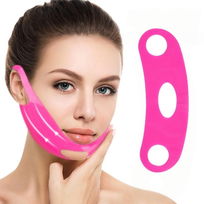 V Line Lifting Mask Chins Strap for Sleepings Face Lifting Belts V Shape Slimming Face Mask Double Chins Reducer Womens