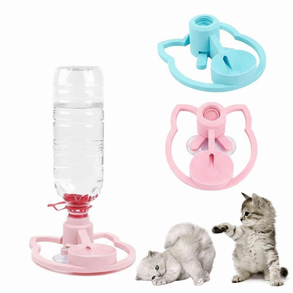 Automatic Water Dog Automatic Feeders Plastic Water Bottle Suction Cup Cat Bowl Anti Overturning Dog Water Dispenser