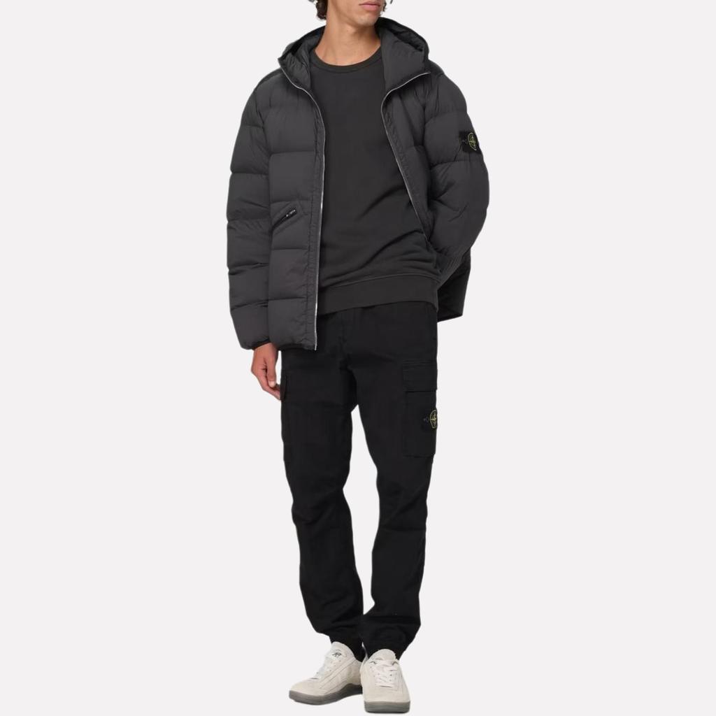 STONE ISLAND Daunenjacke Unisex Grau 811543128-V0062