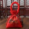 Chinese Knot Wedding Bride and Groom Brocade Handle Bag Wedding-favor Gift Package Bag Candy Bag