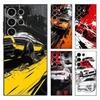 JDM Sport COOL Car Case for Samsung Galaxy S26 S21 FE S10 S9 S23 S24 Plus S20 S25 Ultra Note 20 Ultra 8 9 10 Funda Phone Cover