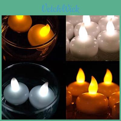 Electronic Wateractivated Led Candle With Realistic Flicker For Indoor Romantic Atmosphere