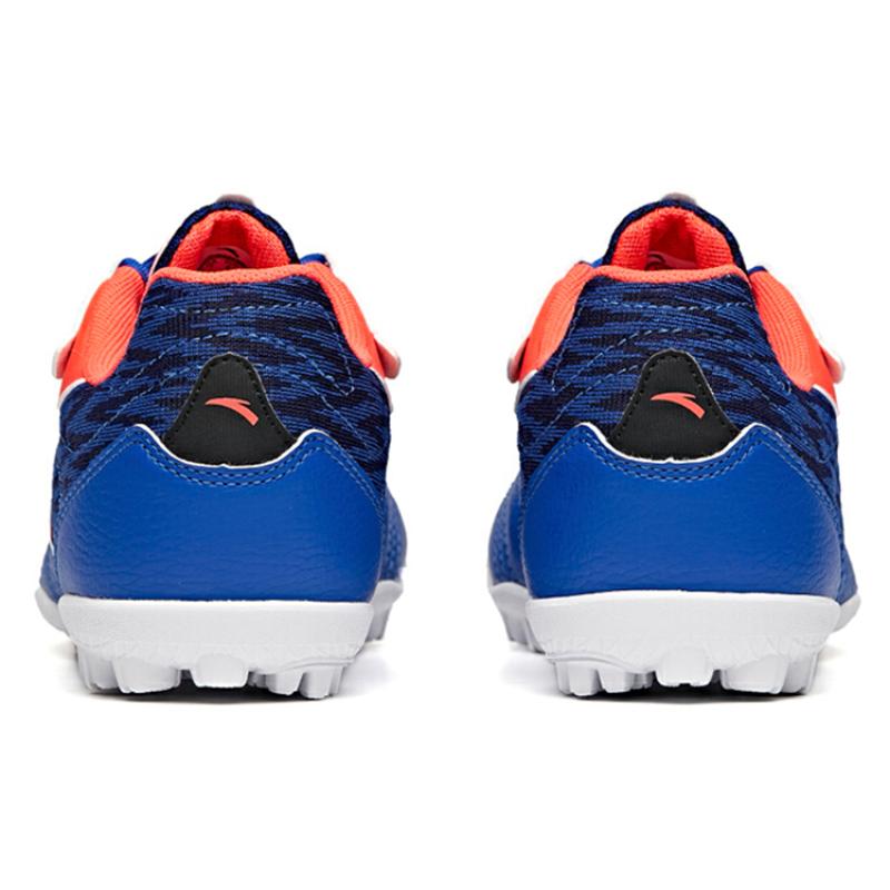 Anta Soccer Collection Cushioned Slip-Resistant Abrasion-Resistant Breathable Soccer Shoes Men's Vibrant Blue Sneakers