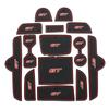 for KIA Forte K3 Cerato 2021 - 2023 GT Anti-slip Gate Slot Cup Mat Door Groove Pad Interior Accessories 14pcs