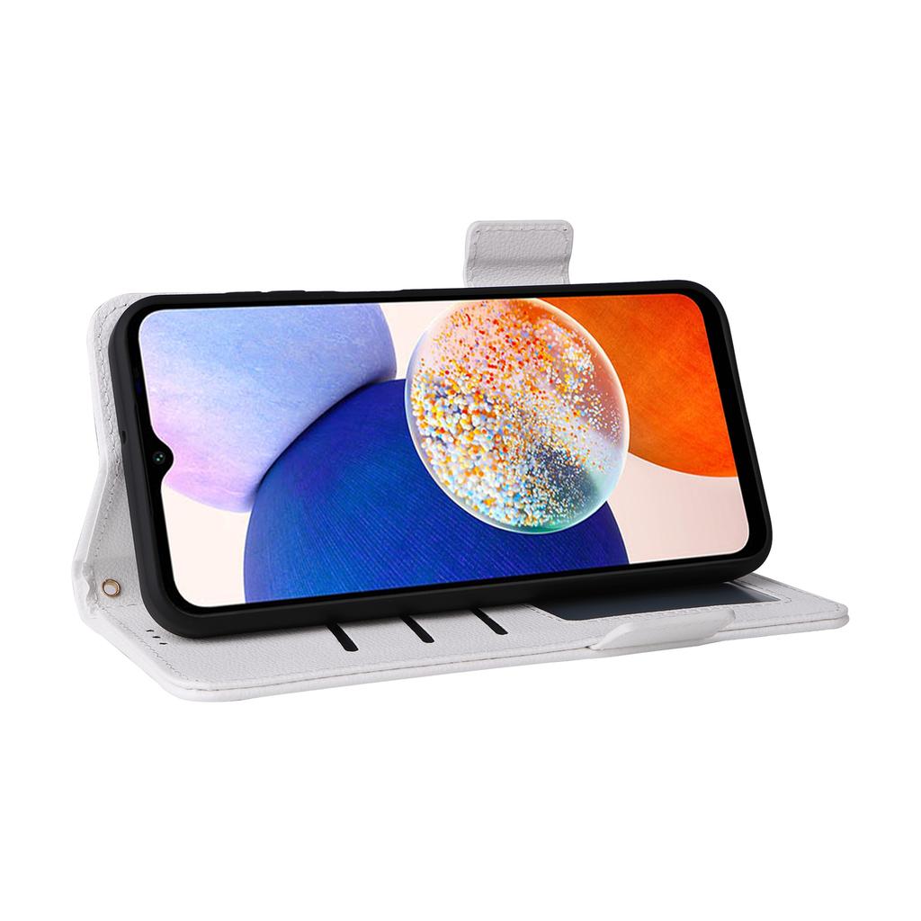 For Samsung Galaxy A15 4G/5G Wallet Case PU Leather Litchi Texture Phone Stand Cover