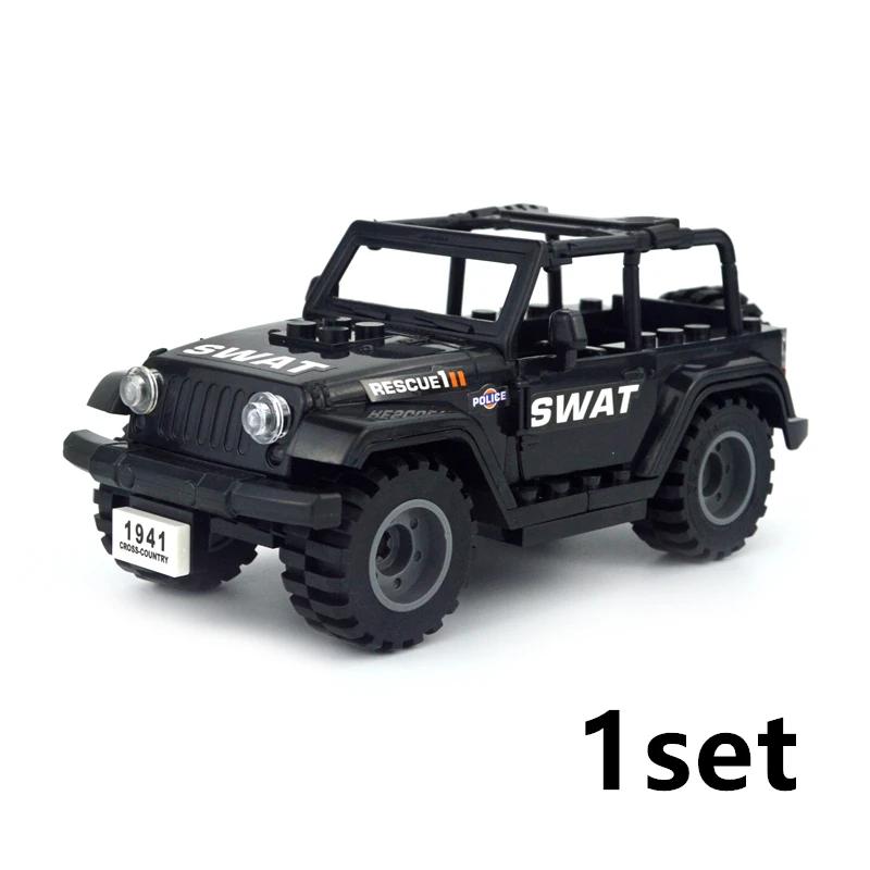 Ww2 Militare Swat Suv Auto Blocchi da Costruzione Moto da Cross Veicolo Soldati Set Moto Esercito Accessori Militari Giocattolo a Mattoncini