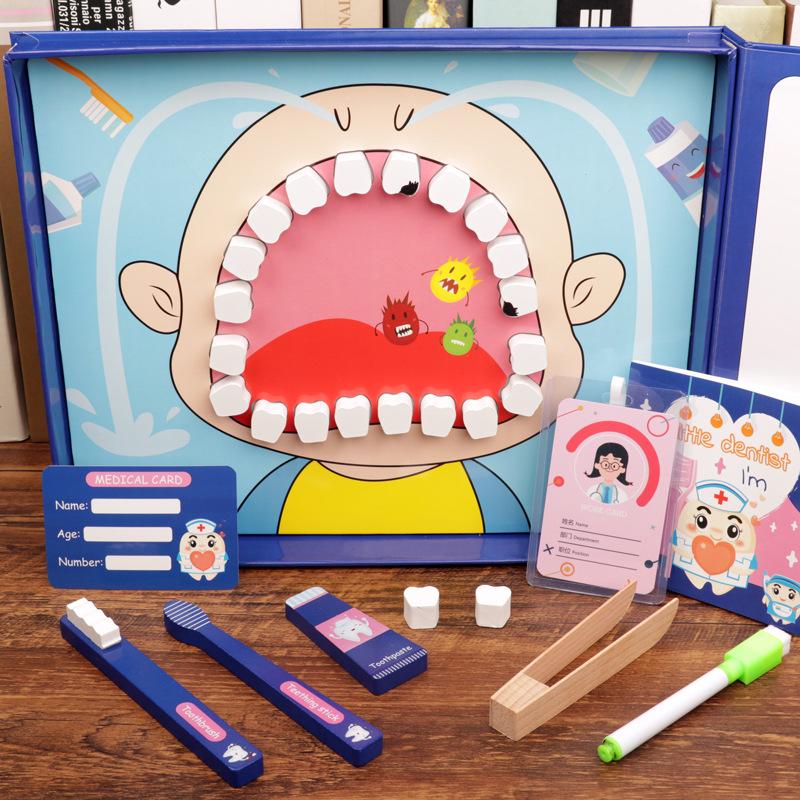 

Dentist Role-Play Set for Kids – Dollhouse Materials & Doctor Toys Standard