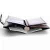 Men Leather Long Wallet Large Capacity Card Holder Passport Pocket Zipper Coin Purse Business Clutch Wallet Unisex Travel Organizer Clutch
