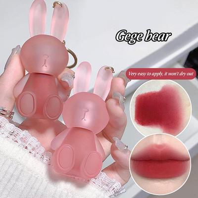 Rabbit Lip Glaze, Matte Velvet Lip Clay Long-lasting Color Non-drying Lipstick