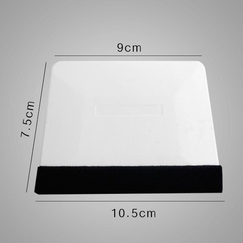 Trapezoid Card Squeegee Car Window Tint Vinyl Wrapping Squeegee Plastic Card Scraper with Different Hardness PPF Film Tools