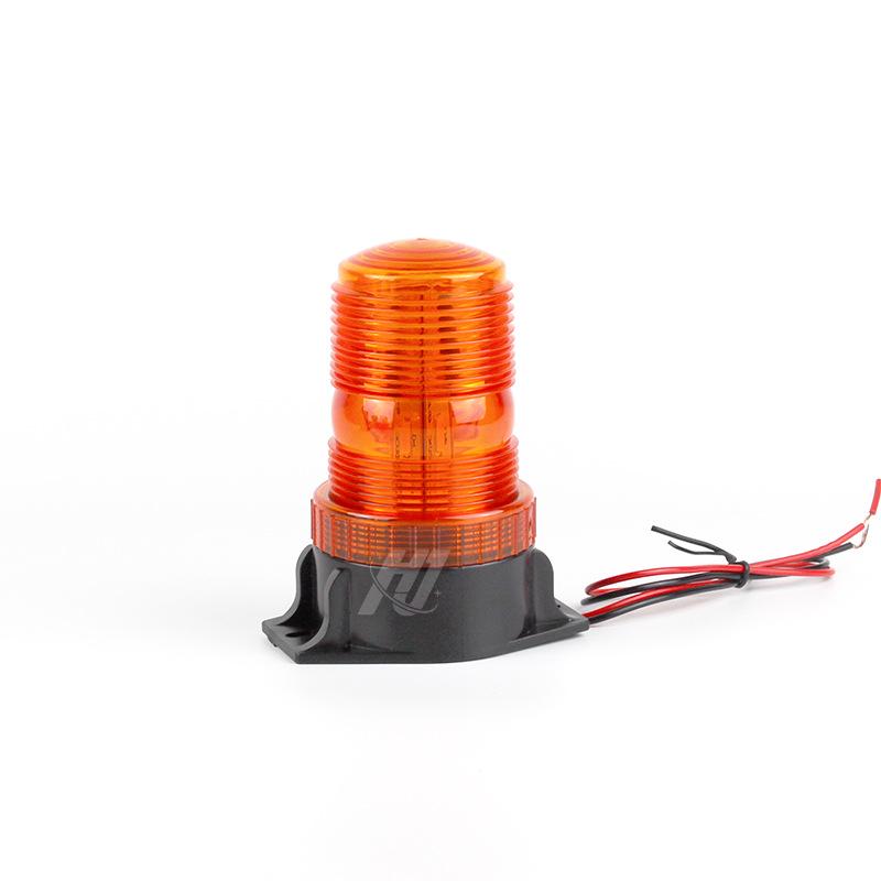 Forklift & Vehicle LED Warning Strobe Light, Yellow, 9-90V, for School Buses & Engineering Vehicles