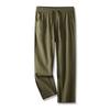 Foreign Trade Export To Domestic Sales Linen Pants Men's Summer Straight Thin Cotton and Linen Pants Loose Old Money Style Casual Men's Trousers