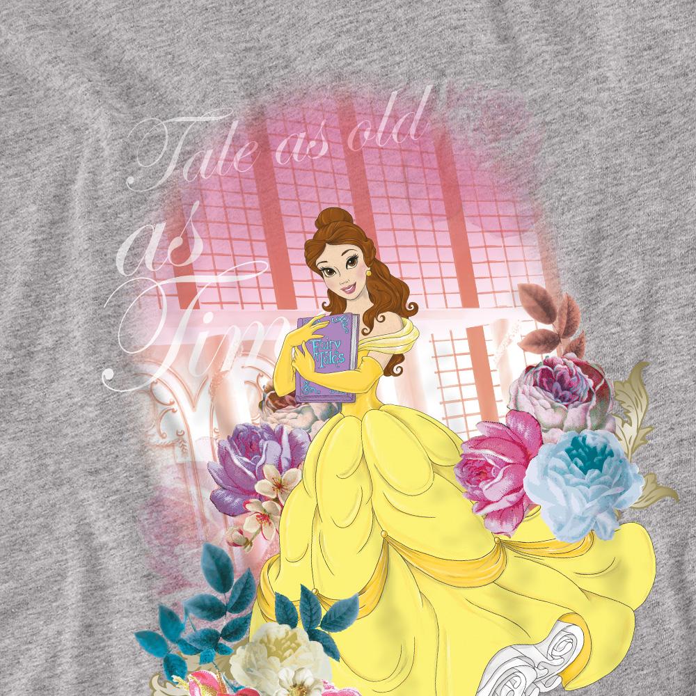 Beauty And The Beast Unisex Adult Belle Flowers T-Shirt