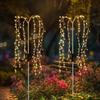 120LED Willow Tree Lamp 8 Lighting Modes String Light Decorative Pathway Flowers Lights  Garden
