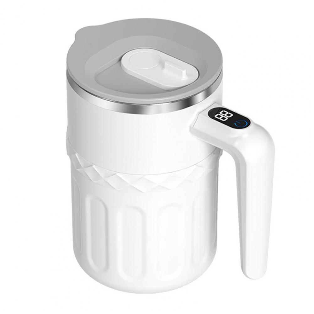 Automatic Mixing Cup Leak-proof Portable Cup Automatic Stirring Coffee Mug with Temperature Display Rechargeable Electric