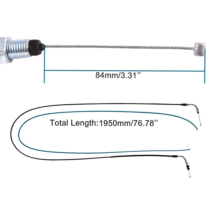 Universal Motorcycle Throttle Cable For Gy6 150Cc 50Cc 80Cc 125Cc Qmb139 Engine Scooter Moped Atv Go Kart Buggy Parts