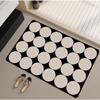 Modern Simple Bathroom Floor Mat Diatom Mud Toilet Quick Drying Door Mat Toilet Absorbent Non-slip Can Be Cut Foot Mat Suction