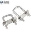 Guwanji 304 Stainless Steel Right-Angle U-Bolt Set