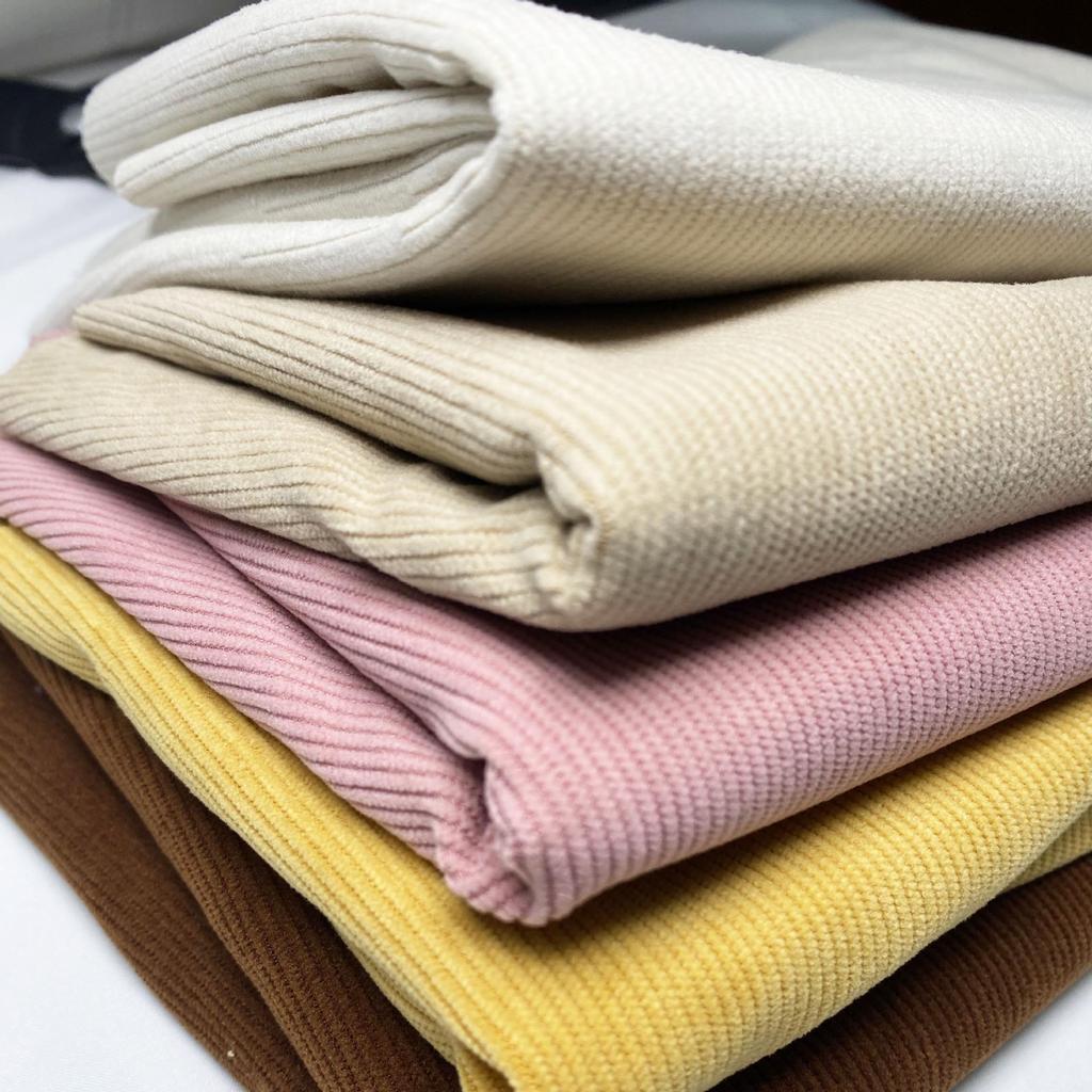 Wash-Free 16-Wale 280g Stretch Corduroy Fabric for Children's Autumn/Winter Outerwear