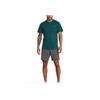 Under Armour Solid Color Casual Training Breathable Crew Neck Short Sleeve T-Shirt Men Tops Aqua 1383668-449