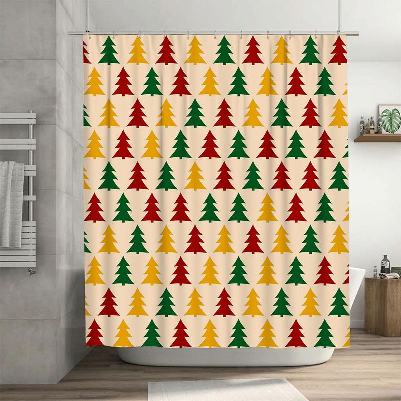 

TU Botanical Shower Curtain Greenery Leaf Pattern Bathroom Decor Farmhouse Nature Shower Liner Modern Tropical Home Textile 90x180cm35x71in