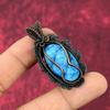 Labradorite Pendant Copper Wire Wrapped Pendant Handmade Designer Pendant Wire Wrap Gemstone Jewelry Flower Pendant Copper Jewelry For Gifts
