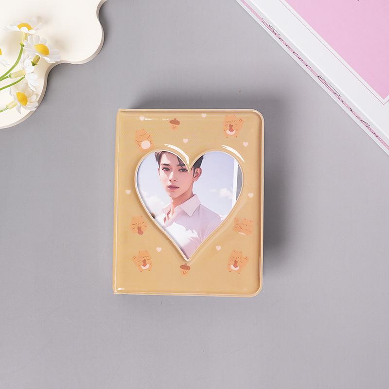 

Альбом для хранения полароидных фотографий в форме сердца, 3 дюйма, для маленьких карточек