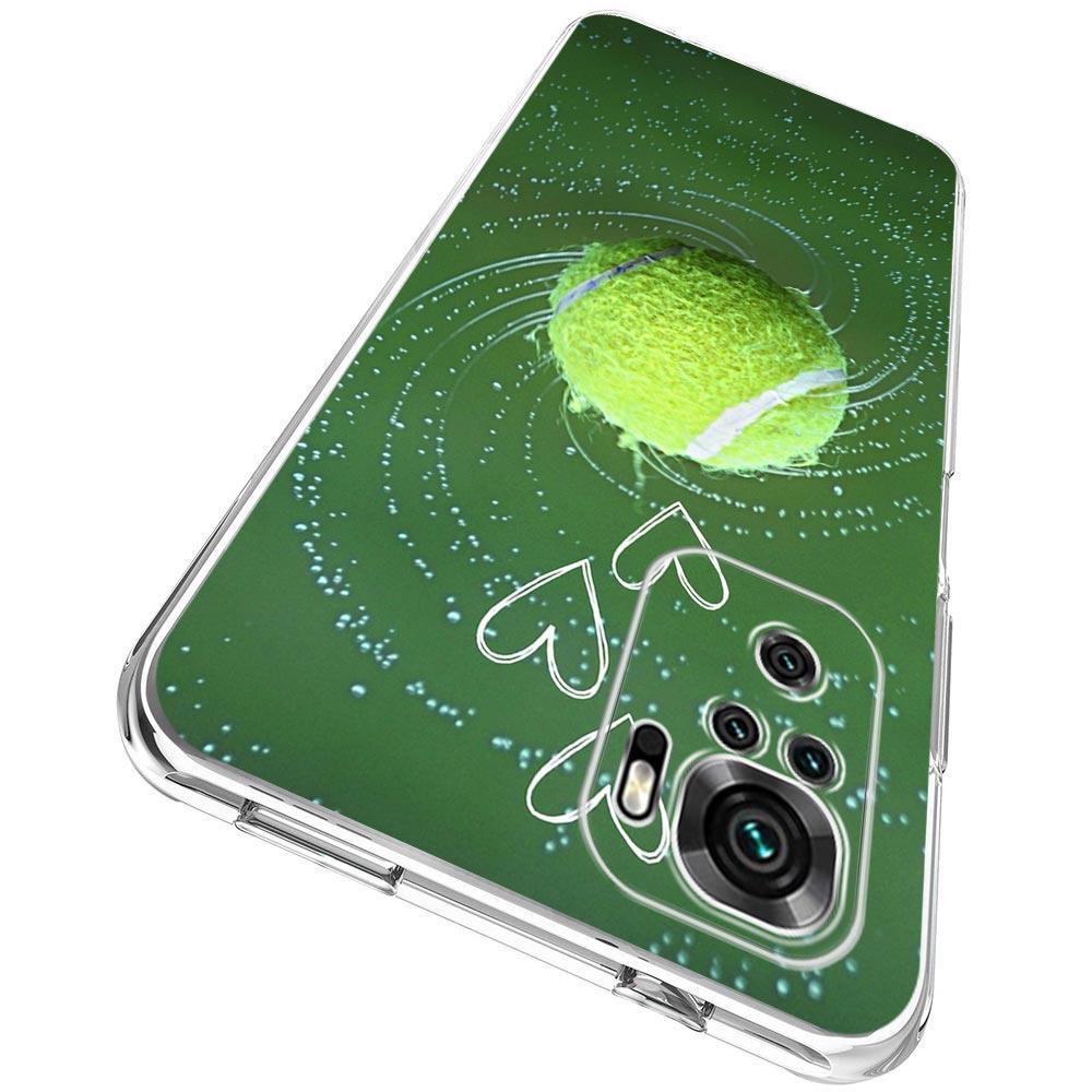 Tennis Ball Sport Phone Case For Xiaomi Redmi Note 13 12 5G 9S 9 8 10 11 Pro 4G 9T 13C 12C 10C 9C 9A 7 Clear Soft Silicone Cover