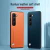 Infinix HOT 70 Phone Case: Business Anti-Fall Plain Leather Cover