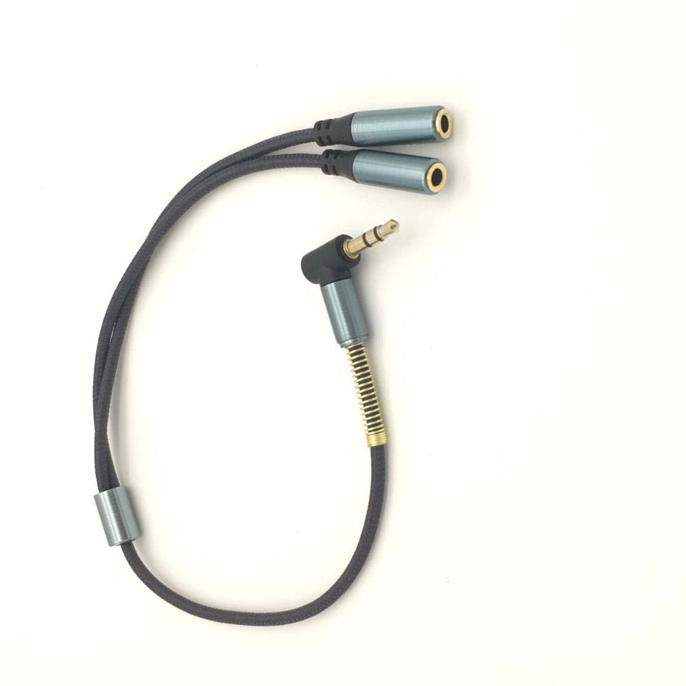 Audio Headset Jack Splitter Audio Extension Cables Y Splitter Cable Headphone Adapter Audio Cable