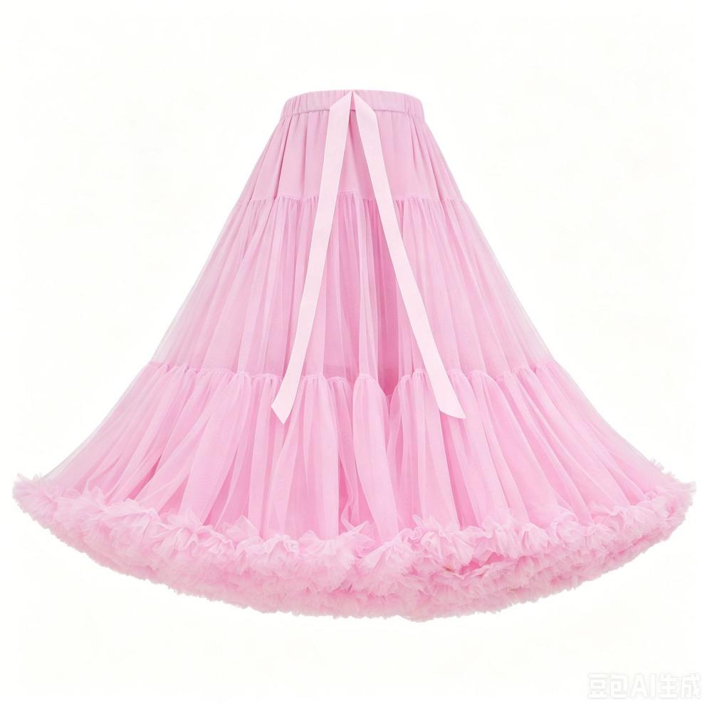 Super Puffy Petticoat Boneless Design Knee Length Petticoat Boneless Underskirt Rockabilly Styling