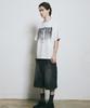 BUNKERBUSTER Shadow Gradient Typography Short Sleeve T-Shirt Mq2Tu255_Off White